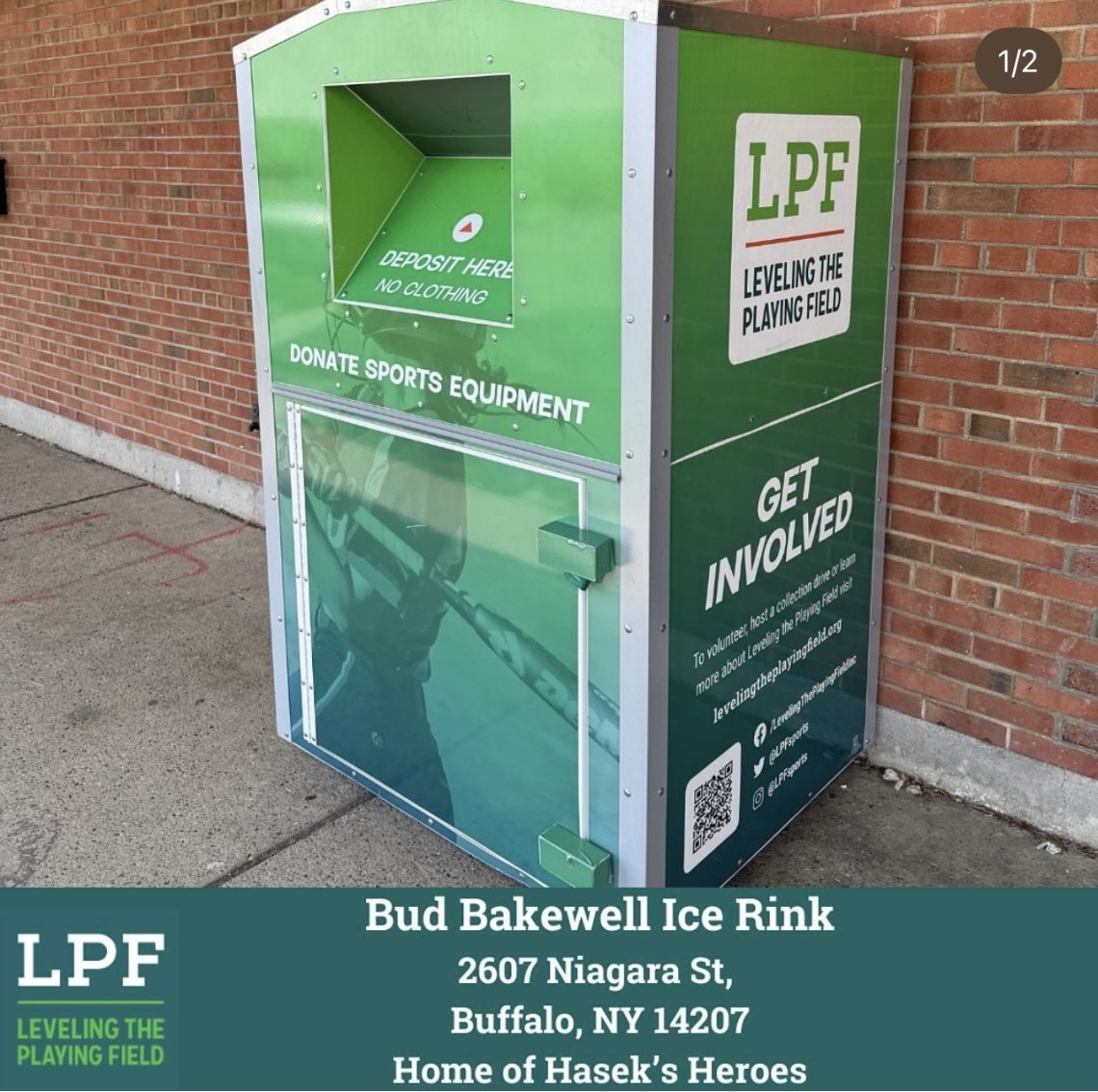 Equipment Donation Bin!